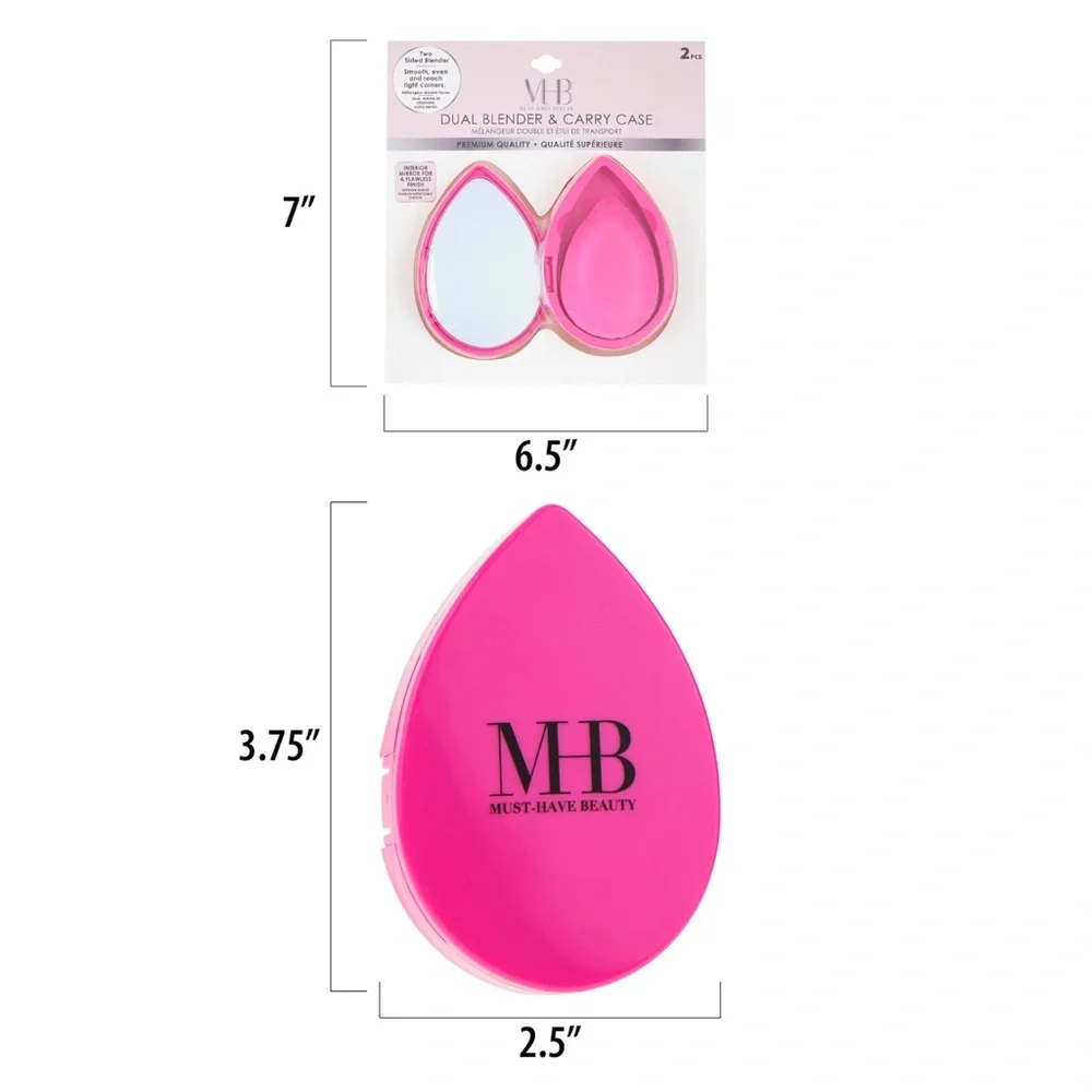 Makeup Sponge Compact- Pink